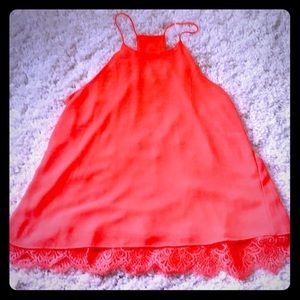 Beautiful Bright Orange camisole blouse